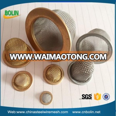 Customize stainless steel mesh filter cap / metal dome shape mesh filter / bowl shape mesh strainer