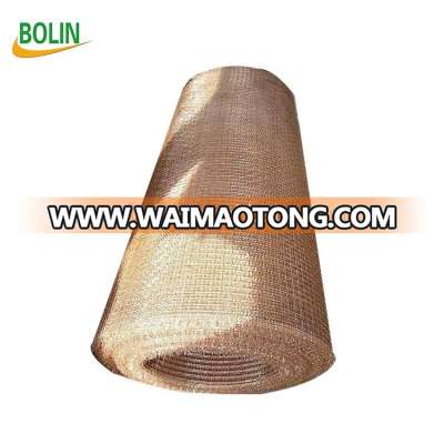 Magnetic Shielding Material 200 Mesh red Copper / brass / phosphor Bronze Wire Mesh