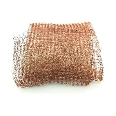 copper knitted wire mesh emc shielding screen