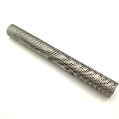 Factory price stainless steel perforated filter tube/perforated pipe/metal cylinder