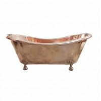 Freestanding Metal Bathtub