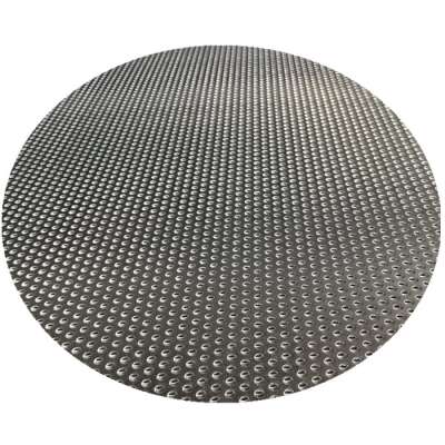 300mm x 200mm x 1mm Titanium Metal Mesh Sheet Perforated Diamond Type Hole Plate